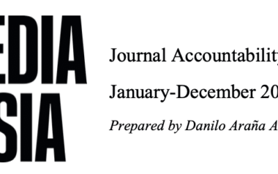 Media Asia Journal Accountability Report (January-December 2020)