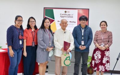 AMIC Chair honored by UPLB-CDC