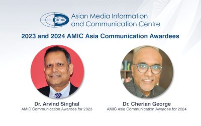 AMIC announces 2023 and 2024 AMIC Asia Communication Awardees